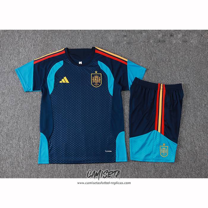 Chandal del Espana 2026-2027 Manga Corta Azul - Pantalon Corto